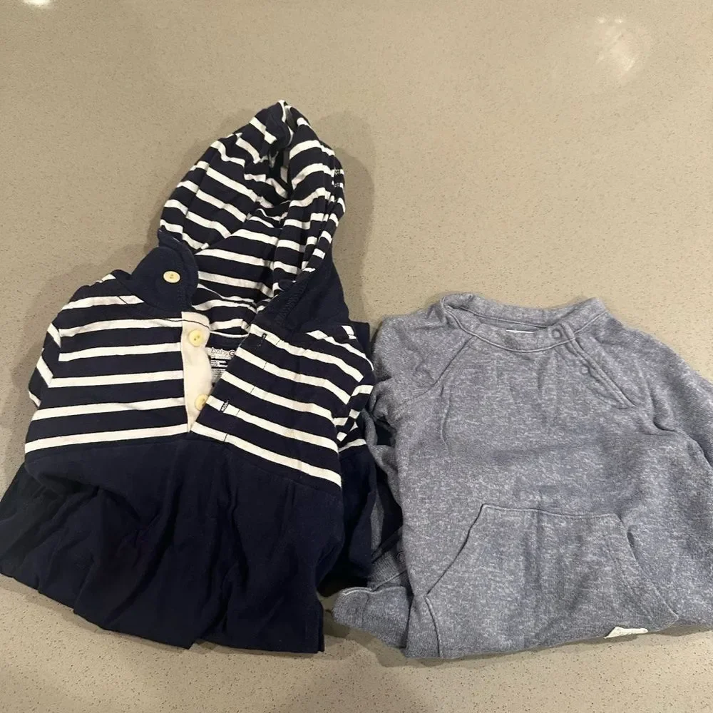 Baby Gap set of two long sleeve long pants boys rompers
